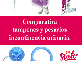 Comparativa Tampones Incontinencia Urinaria