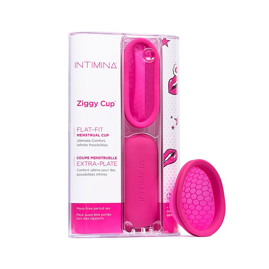 Ziggy Cup copa mentrual con forma de disco extraplano