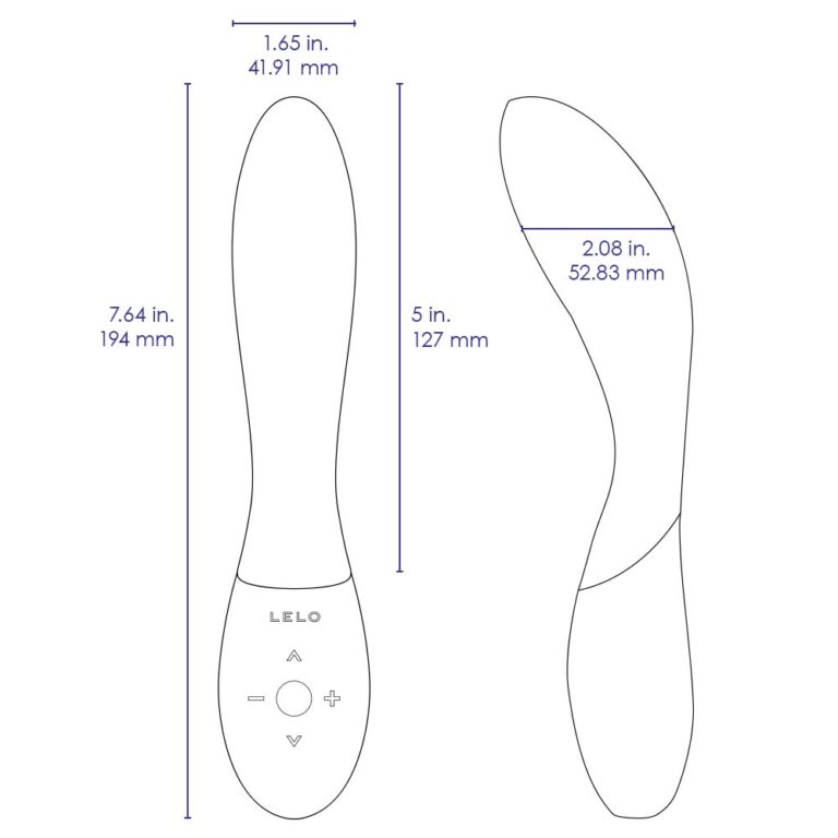Lelo Mona Wave Midnight Blue tamaño