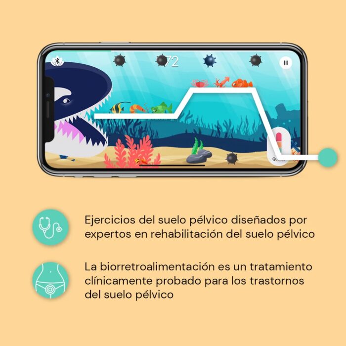 Perifit biofeedback juegos entrenamiento suelo pelvico