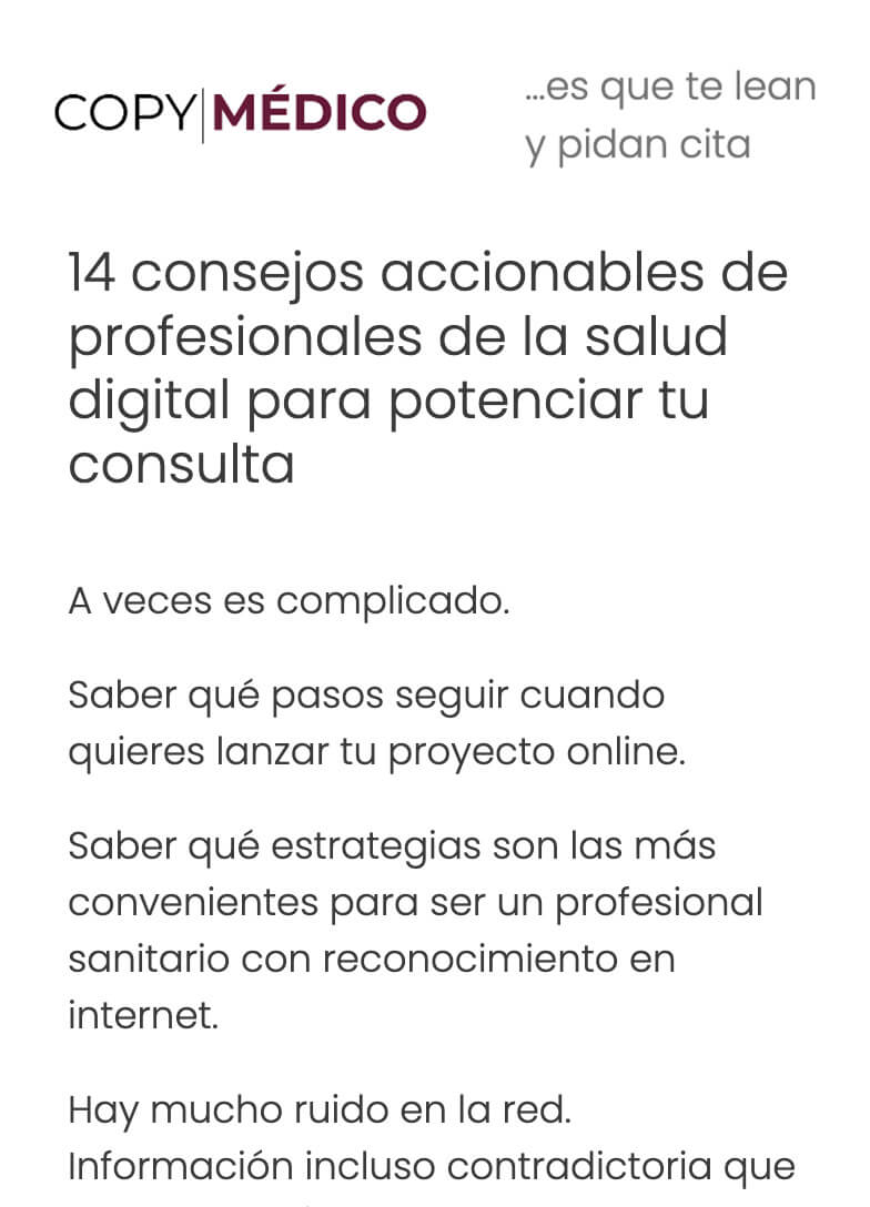 María Lunz Copymedico
